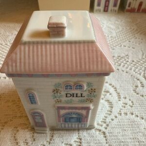 Lenox Pink and Cream Dill spice village